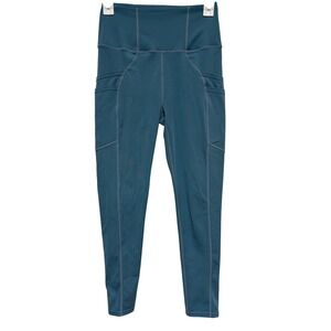 FP Movement Teal Blue High Waisted Pocket Leggings With Pockets Size S